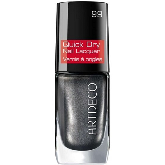 Artdeco Quick Dry Nail Lacquer rychleschnoucí lak na nehty 99 Dark Granite 10 ml