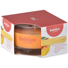 Bolsius True Scents Mango vonná svíčka ve skle 80 x 50 mm