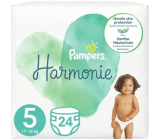 Pampers Harmonie velikost 5, 11 - 16 kg plenkové kalhotky 24 kusů