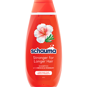 Schauma šampon Stronger for Longer Hair pro dlouhé vlasy s ibiškem a rozmarýnem 400ml