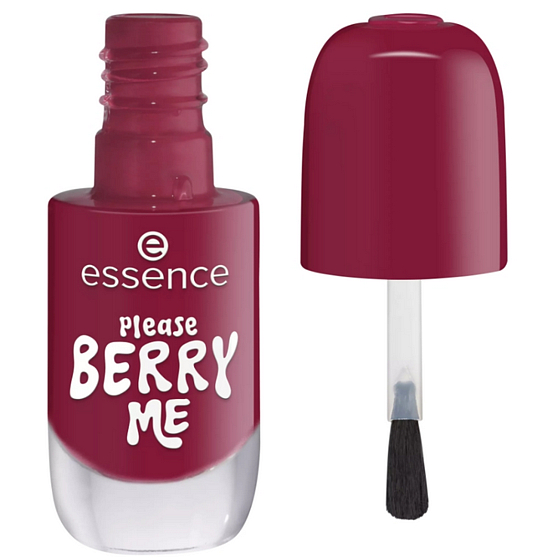 Essence lak na nehty Gel nail Colour 20 please BERRY ME, 8 ml