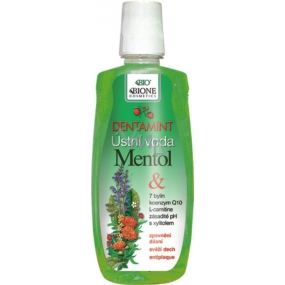 Bione Cosmetics Dentamint Mentol ústní voda 515 ml