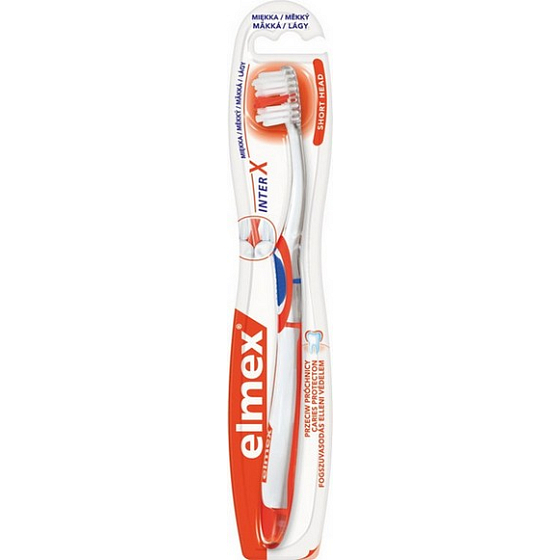 Elmex Caries Protection InterX Soft měkký zubní kartáček 1 kus