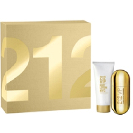 Carolina Herrera 212 VIP Woman parfémovaná voda 50 ml + tělové mléko 100 ml, dárková sada