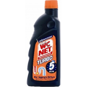 Wc Net Turbo gelový čistič odpadů zprůchodní i beznadějně ucpané odpady 500 ml