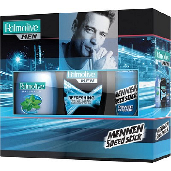 Palmolive Men sprchový gel 250 ml + deodorant sprej 150 ml + šampon 200 ml, kosmetická sada