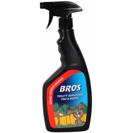 Bros Tekutý odpuzovač psů a koček 500 ml rozprašovač