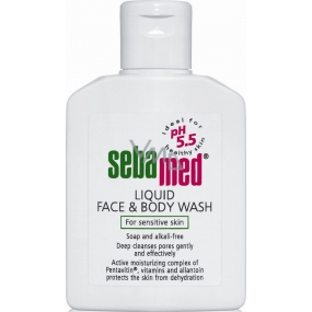 SebaMed Liquid mycí emulze na obličej a tělo 200 ml