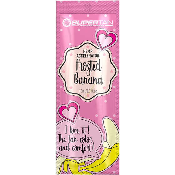 SuperTan Frosted Banana intenzivní urychlovač opalování do solária 15 ml