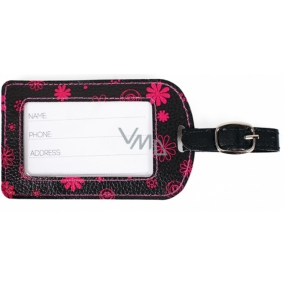 Albi Original Visačka na kufr Růžové květy 11,4 x 6,8 x 0,3 cm