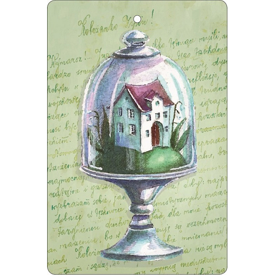 Bohemia Gifts Aromatická vonná karta Domeček 10,5 x 16 cm