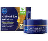 Nivea Anti-Wrinkle + Revitalizing 55+ Obnovující noční krém proti vráskám 50 ml