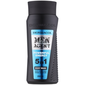 Dermacol Men Agent Powerful Energy 5v1 sprchový gel pro muže 250 ml