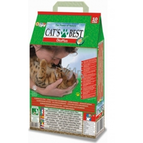 Cats Best Oko Plus vysoce úsporné stelivo pro kočky, králíky a malé hlodavce 10 l