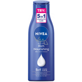 Nivea Body Milk 48h výživné tělové mléko pro suchou až velmi suchou pokožku 400 ml