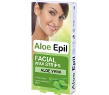 Aloe Epil Facial depilační voskové pásky na obličej 12 + 2 kusů