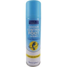 Beauty Formulas Odour Control Foot antiperspirant sprej na nohy 150 ml