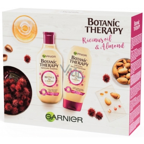 Garnier Botanic Therapy Ricinus Oil & Almond šampon pro slabé vlasy s tendencí vypadávat 250 ml + balzám na vlasy 200 ml, kosmetická sada