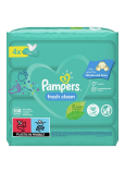 Pampers Fresh Clean vlhčené ubrousky pro děti 4 x 52 kusů