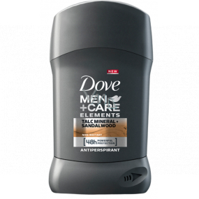 Dove Men + Care Elements Talc Mineral + Sandalwood tuhý antiperspirant deodorant stick 50 ml