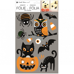 Okenní fólie bez lepidla Halloween 25 x 42 cm