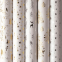 Zoewie Dárkový balicí papír 70 x 150 cm Vánoční Luxusní White Christmas bílý - zlaté hvězdičky