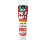 Bison Poly Max Crystal Express rychleschnoucí univerzální montážní lepidlo a tmel Čirý 115 g