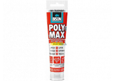 Bison Poly Max Crystal Express rychleschnoucí univerzální montážní lepidlo a tmel Čirý 115 g