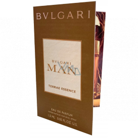 Bvlgari Man Terrae Essence parfémovaná voda pro muže 1,5 ml s rozprašovačem, vialka