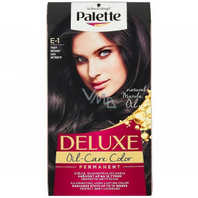 Schwarzkopf Palette Deluxe barva na vlasy E-1 Tmavý meteorit 115 ml