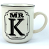 Albi Plecháček keramický s nápisem Mr K 320 ml