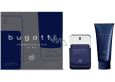 Bugatti Signature Blue toaletní voda 100 ml + sprchový gel 200 ml, dárková sada pro muže