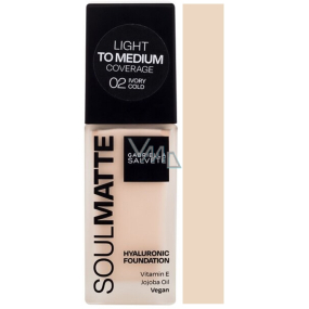 Gabriella Salvete Soulmatte make-up 02 Cold Ivory 30 ml