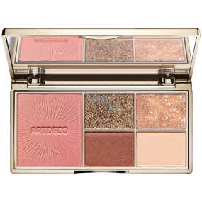 Artdeco Rouge Illusion pudrová tvářenka + paletka očních stínů 4 Illusionista