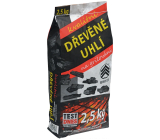 Servis Les dřevěné grilovací uhlí 2,5 kg