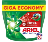 Ariel Extra Plus All in 1 Pods+ Extra gelové kapsle na praní univerzální 60 kusů