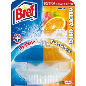 Bref Duo Aktiv Extra Clean & Fresh Tropic WC gel komplet závěs 60 ml