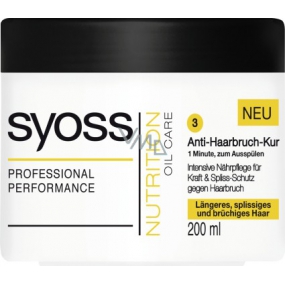 Syoss Moisture Intensive Care předchází lámavosti 1 minutová vlasová kůra 200 ml