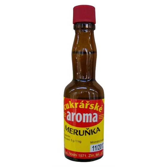 Aroma Meruňka Lihová příchuť do pečiva, nápojů, zmrzlin a cukrářských výrobků 20 ml