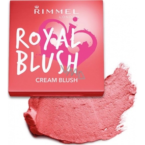 Rimmel London Royal Blush Cream Blush tvářenka 003 Coral Queen 3,5 g