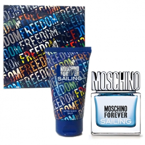 Moschino Forever Sailing toaletní voda pro muže 30 ml + balzám po holení 50 ml, dárková sada