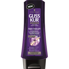 Gliss Kur Fiber Therapy balzám pro namáhané vlasy 200 ml