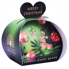 English Soap Veselé Vánoce Elf přírodní parfémované mýdlo s bambuckým máslem 3 x 20 g