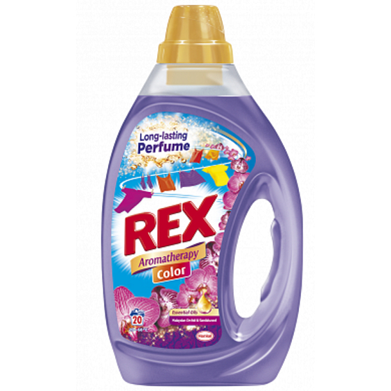 Rex Malaysan Orchid & Sandalwood Aromatherapy Color gel na praní barevného prádla 60 dávek 3 l