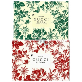 Gucci Bloom & Gucci Bloom Acqua di Fiori vzorky vůní na kartičce