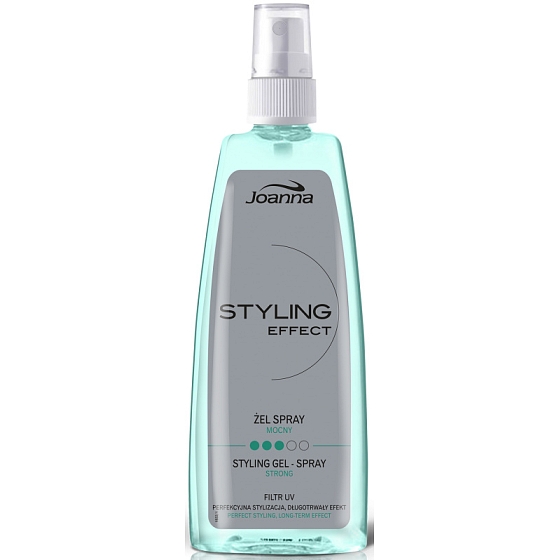 Joanna Styling Effect Gel na vlasy silně tužící rozprašovač 150 ml