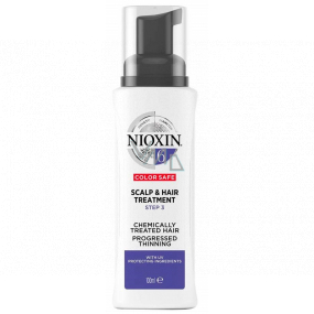 Nioxin System 6 Scalp & Hair Bezoplachová péče pro výrazně řídnoucí přírodní i chemicky ošetřené středně silné až silné vlasy 100 ml