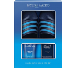 Baylis & Harding Men Citrusová Limetka a Máta sprchový gel 200 ml + krystalky do koupele 100 g + pantofle, kosmetická sada pro muže