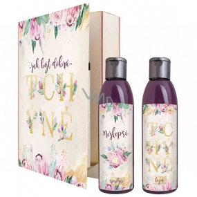 Bohemia Gifts Tchýně sprchový gel 200 ml + šampon na vlasy 200 ml, kniha kosmetická sada