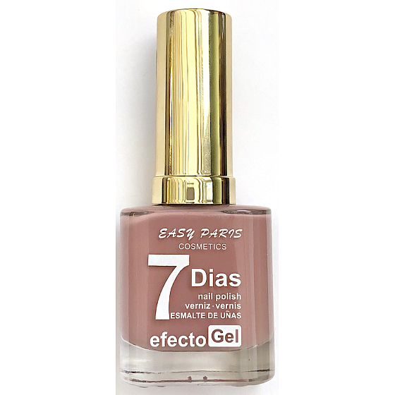 Moje 7Dias Efecto Gel gelový lak na nehty tmavě hnědý č.91 13 ml